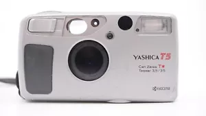 Yashica T5 mit Carl Zeiss Tessar 35mm F3.5 analoge kamera - Händler - Bild 1 von 12