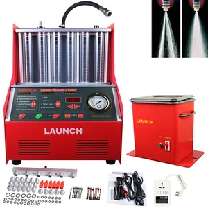 Launch CNC602A Auto Gasoline Ultrasonic Injector Cleaner Tester+110V Transformer - Picture 1 of 11