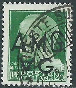 1945-47 TRIEST AMG VG GEBRAUCHT KAISERLICH 20 LIRE - RA14-4 - Bild 1 von 1