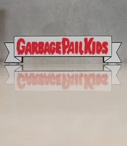 Garbage Pail Kids Stickers 3D Printed Shelf Display Logo - Picture 1 of 3