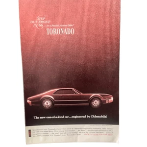 Vintage 1965 Oldsmobile Toronado Step out Ad Advertisement - Picture 1 of 4