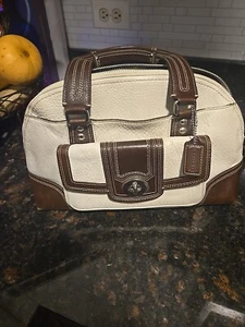 Coach Hampton Leather Satchel - Picture 1 of 6