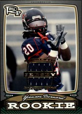 2008 Rookie Progression Rookies Game Worn Jsy Gold #PRYB Yvenson Bernard /99 