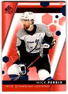Nick Perbix 2022-23 SP Authentic Limited Red Future Watch Rookie #156 Tampa Bay - Picture 1 of 2