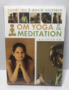 OM Yoga and Meditation Workshop by Cyndi Lee & David Nichtern + Music CD~Booklet - Picture 1 of 2