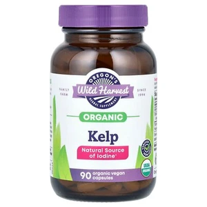 Oregon s Wild Harvest Kelp 90 Veggie Caps Dairy-Free, Gluten-Free, Organic, - Picture 1 of 2