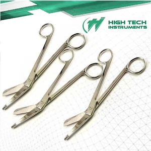 Confezione 3 Forbici Bendaggio Lister 7,25" Strumenti Medici Chirurgici - Foto 1 di 3