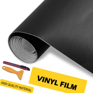 3m 2080 Matte Black Vinyl Car Vehicle Wrap Decal Sheet Roll Film | G12 - Picture 1 of 11