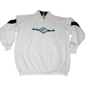 Vintage Art Unlimited Sportswear Sweatshirt Alaska Wolf Graphic Size XXL - Imagen 1 de 11