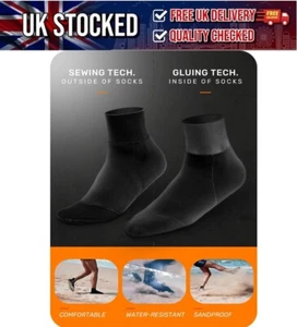 CAPAS Anti-slip Waterproof Neoprene Sand-proof Wetsuit Socks Size M π FREE P&P - Picture 1 of 6