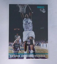 1995 Classic Silver Foil #92 Rasheed Wallace Wooden Award Contender 