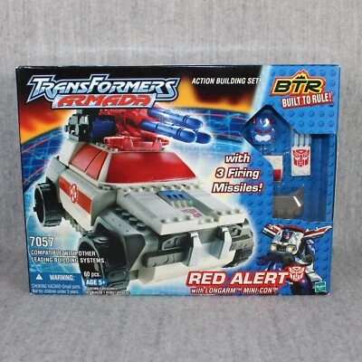 TRANSFORMERS BTR Armada Red Alert Hasbro 2003 Longarm Mini-Con Action Build Set - Bild 1 von 4