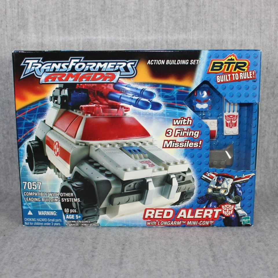 TRANSFORMERS BTR Armada Red Alert Hasbro 2003 Longarm Mini-Con Action Build Set - Bild 1 von 4
