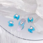 10Pc Bow-Tie Fine Glitter Aurora Symphony Super Flash Diamond Nail Accessories H