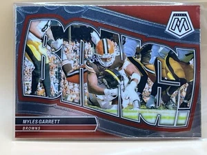 2024 Panini Mosaic Myles Garrett Bang! #1 Cleveland Browns - Picture 1 of 2