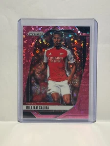 2024-25 Panini Prizm EPL William Saliba #20 Pink Disco /149 - Picture 1 of 2