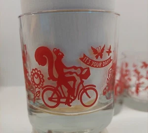 It's Your Day 11 Unzen Glaskiste und Fass 3,5" eingestellt selten 4er Set - Bild 1 von 5