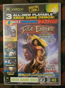 Official Xbox Magazine # 43 April 2005 Demo Disc Jade Empire Area 51