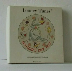 LOONEY TUNES Mother's Day 1977 First Limited Edition PLATE Warner Bros Inc. - Picture 1 of 4