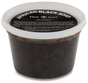 Raw African Black Soap Paste 1 lb. 100% Pure Natural Organic Face Body Wash - Picture 1 of 17