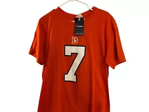 John Elway Denver Broncos Orange Gr. M 100% Baumwolle Kurzarm Shirt Fanatics - Bild 1 von 4