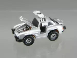 Vintage 1988 Galoob Micro Machines Deluxe Silver Mercedes 300SL Opening Doors NM - Picture 1 of 5