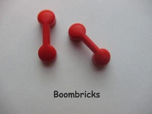 Lego 2 Stück Stab 1 x 3 (Radio Griff, Telefonhörer) Rot Nr. 6190 - Bild 1 von 1