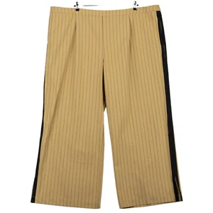 La Ligne for Target Hose weites Bein Gr. 4X hellbraun schwarz Nadelstreifen Pull On - Bild 1 von 10