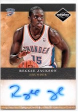 2011-12 Limited Reggie Jackson Rookie Auto On Card #11 Thunder