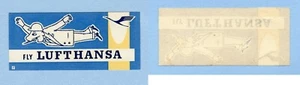 LUFTHANSA GERMANY AIRLINE BAGGAGE LABEL GE - 264 , mint, nh, original - Picture 1 of 1