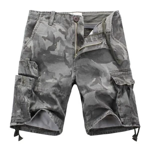 FOX JEANS Men's Elton Casual Military Camo Cargo Work Shorts SIZE 32-44 - Picture 1 of 9