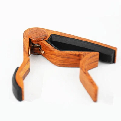 Wooden Guitar Capo Clamp for Electric and Acoustic Guitar Quick Trigger Release - Image 1 of 4
