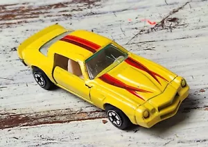 Vintage 1980 Chevy Camaro Z28 Yat Ming #1077 gelb 1/64 Diecast Chevrolet - Bild 1 von 5
