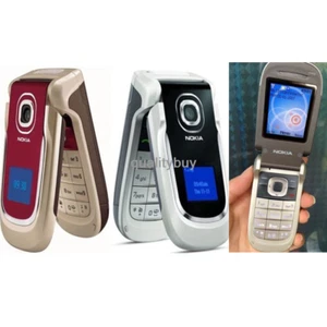 Oryginalny Nokia 2760 Czerwony Czarny Flip Bluetooth Odtwarzacz MP3 Radio FM Telefon komórkowy - Zdjęcie 1 z 8