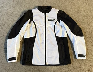 Victory Women's Mesh Zip Front Motorcycle Cruiser Jacket w/Liner - Size Large - Bild 1 von 8
