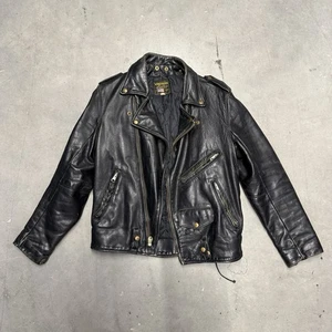 Vintage Vanson Motorrad Jacke Gr. 38 Talon Zipper Made USA Boston 60er LESEN - Bild 1 von 9