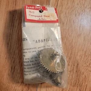 Vintage RC Boot Dumas Compound Gear 6-to-1 Old Stock Neu #7513 - Bild 1 von 6