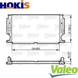 RADIATOR ENGINE COOLING 735188 FOR TOYOTA VERSOAURISAVENSISCOROLLA 1WW 1.6L 4cyl - Picture 1 of 6