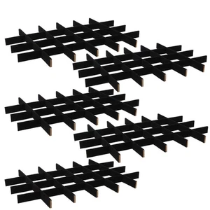 Insertos de bandeja de almacenamiento 5 piezas - Divisor de rejilla 24 para joyas calcetines bufandas ropa interior - Imagen 1 de 12