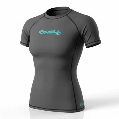 Top O’Neill Skins para mujer con protección contra erupciones XL negro manga corta surf natación UPF 50 Foto 1 de 4