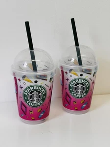 2x Starbucks Limited Edition Birthday Frappuccino Cups - Picture 1 of 2