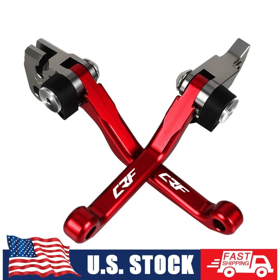 CRF Motorcycle Pivot Brake Clutch Levers for HONDA CRF150R 07-18 CRF450R 02-03 - Image 1 of 4