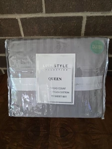 Life Style Collection Queen Size Bettwäsche Set 100% Ägyptische Baumwolle mit 1200 Faden - Bild 1 von 5
