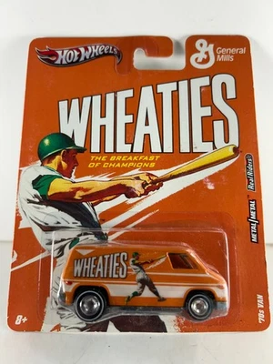 Hotwheels '70 Van Wheaties con jinetes reales Foto 1 de 2