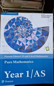 Pearson Edexcel AS and A level Mathematics Pure Mathematics Year 1/AS Textbook - Picture 1 of 3