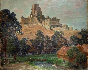 William Samuel Horton (1865-1936) Oil Painting - Impressionist Corfe Castle - Bild 1 von 21