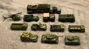 Vintage Hot Wheels Matchbox US Military Army Lot of 12 Diecast Vehicles 80’s - Bild 1 von 8