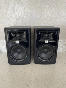 JBL 305P 3 SERIES MKII Powered 5" Two-Way Studio Monitors (PAIR) + Power Cables - Picture 1 of 2