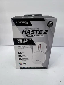 🚀Fabrycznie nowy! HyperX Pulsefire Haste 2 Mini-Bezprzewodowa mysz do gier - biała zapieczętowana! - Zdjęcie 1 z 10