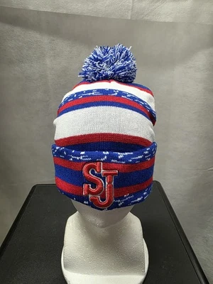 St. Johns Red Storm Greek Winter Hat NCAA - Image 1 of 4